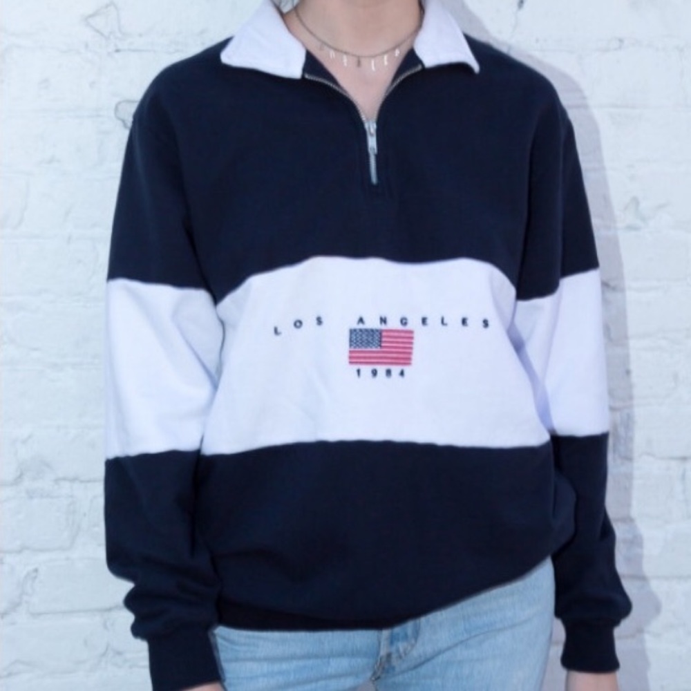 Brandy Los Angeles quarter zip!